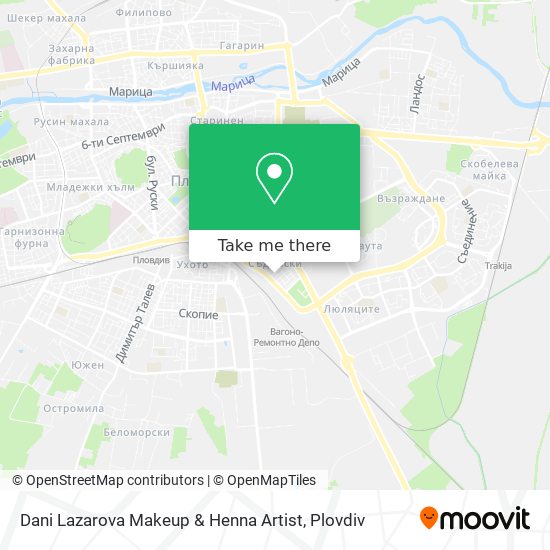Dani Lazarova Makeup & Henna Artist map
