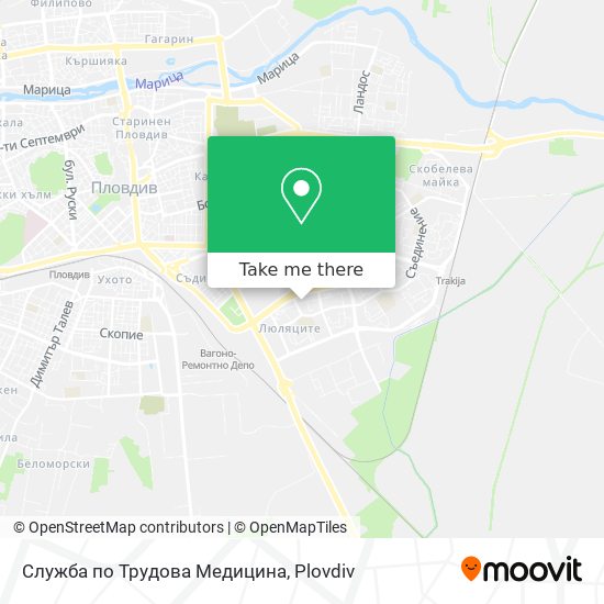 Карта Служба по Трудова Медицина