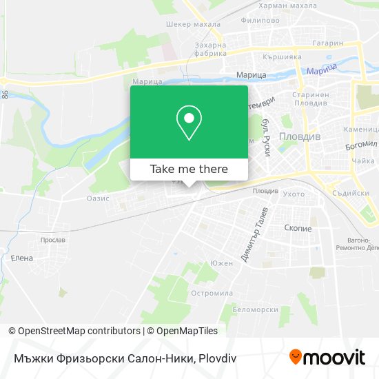 Мъжки Фризьорски Салон-Ники map