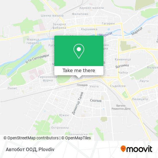 Автобот ООД map