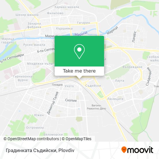 Градинката Съдийски map