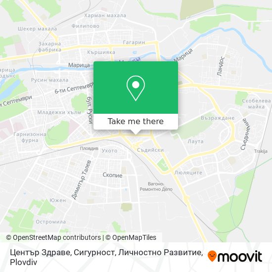 Карта Център Здраве, Сигурност, Личностно Развитие