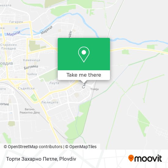 Торти Захарно Петле map