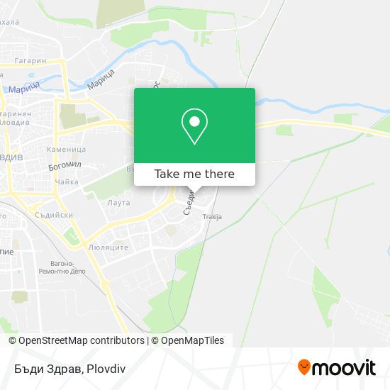 Бъди Здрав map