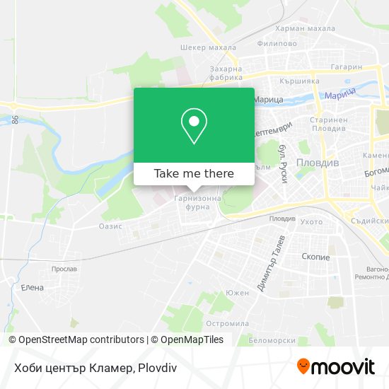 Хоби център Кламер map