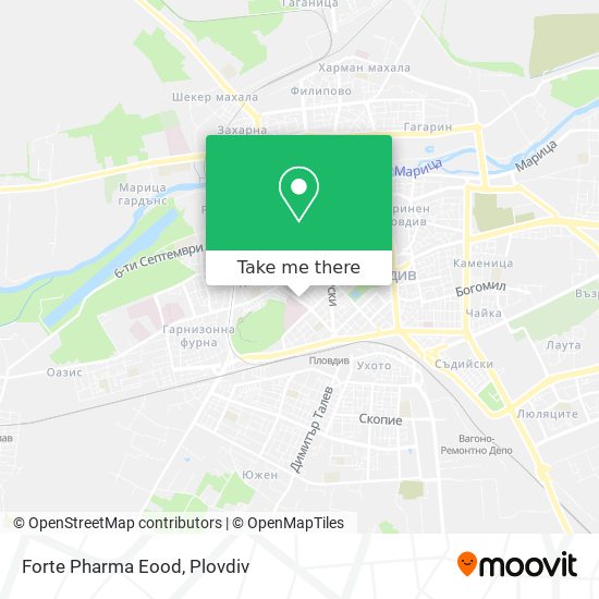 Forte Pharma Eood map