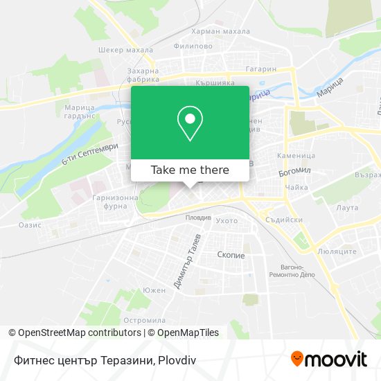 Фитнес център Теразини map