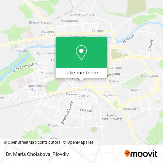 Карта Dr. Maria Cholakova