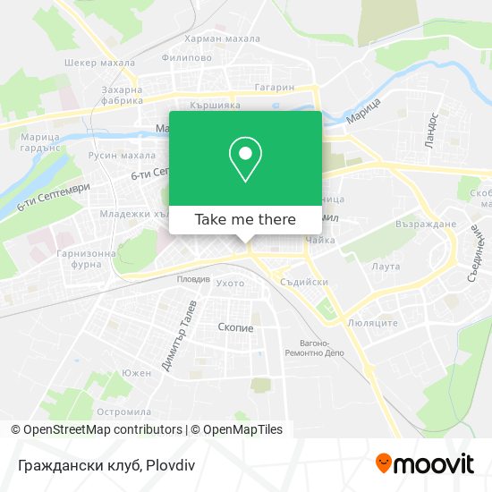 Граждански клуб map