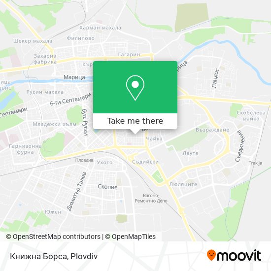 Книжна Борса map