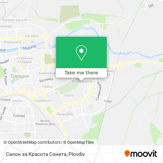 Салон за Красота Сонита map
