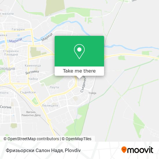 Фризьорски Салон Надя map