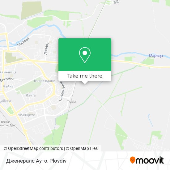 Дженералс Ауто map