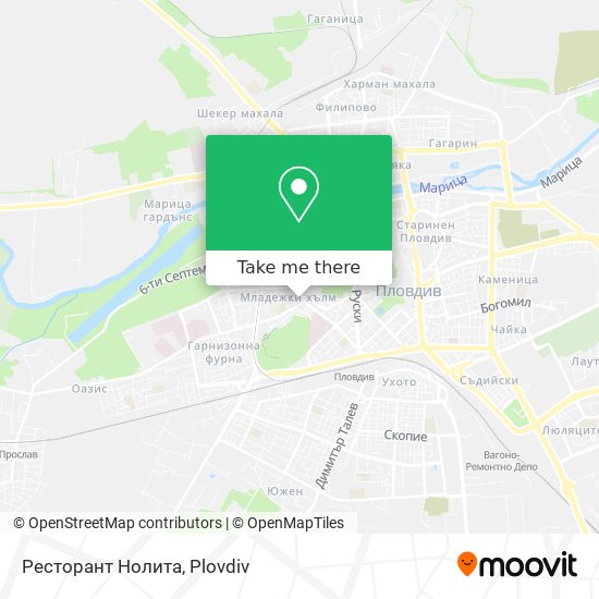 Ресторант Нолита map