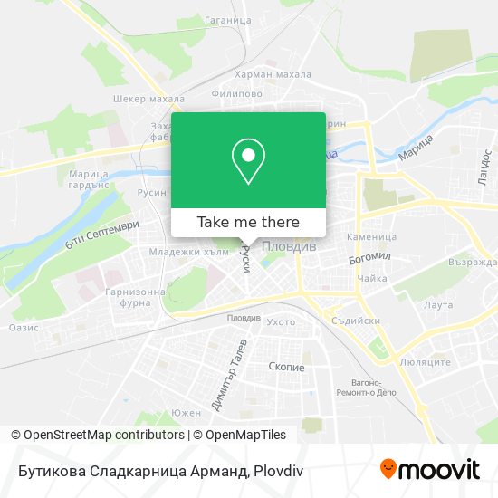 Бутикова Сладкарница Арманд map