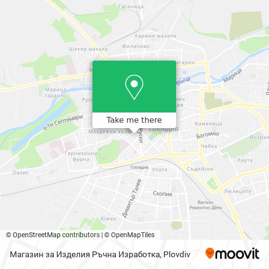 Карта Магазин за Изделия Ръчна Изработка