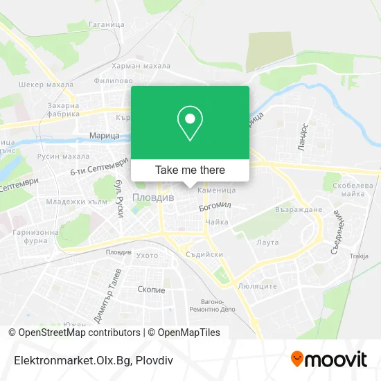 Карта Elektronmarket.Olx.Bg
