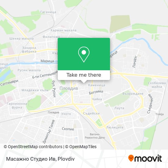 Масажно Студио Ив map