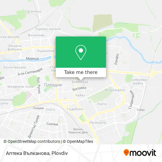 Карта Аптека Вълканова