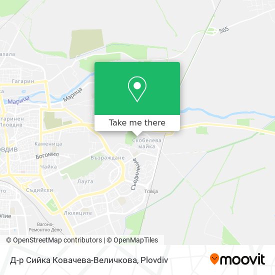 Д-р Сийка Ковачева-Величкова map