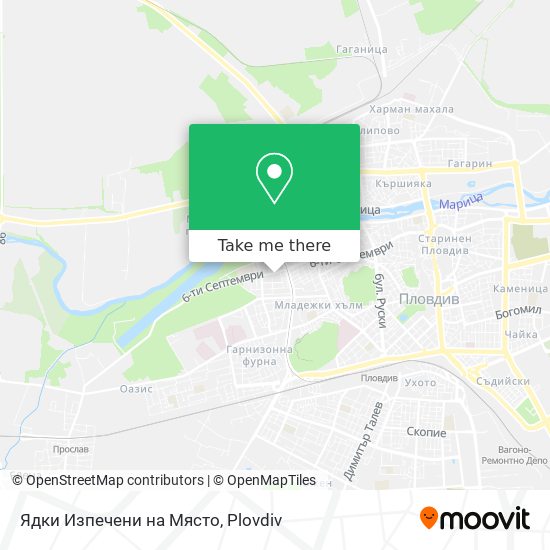 Ядки Изпечени на Място map