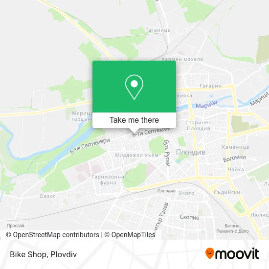 Карта Bike Shop