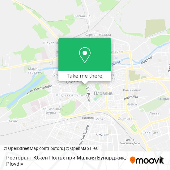 Ресторант Южен Полъх при Малкия Бунарджик map