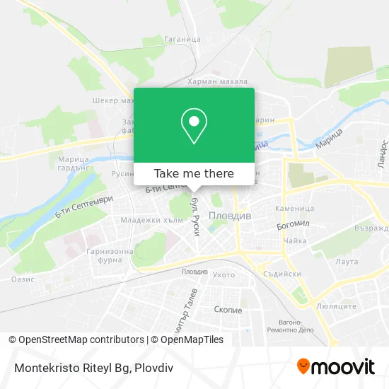 Карта Montekristo Riteyl Bg