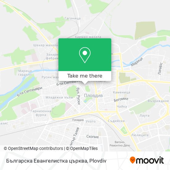 Българска Евангелистка църква map