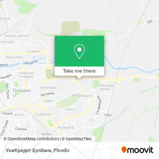 УниКредит Булбанк map
