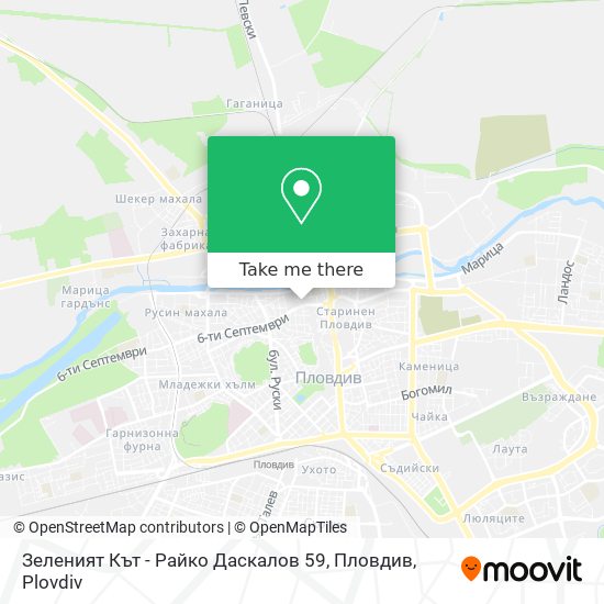 Зеленият Кът - Райко Даскалов 59, Пловдив map