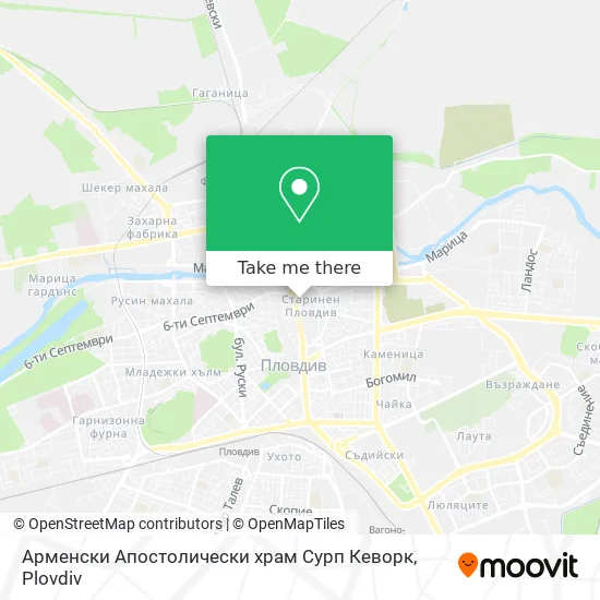 Арменски Апостолически храм Сурп Кеворк map