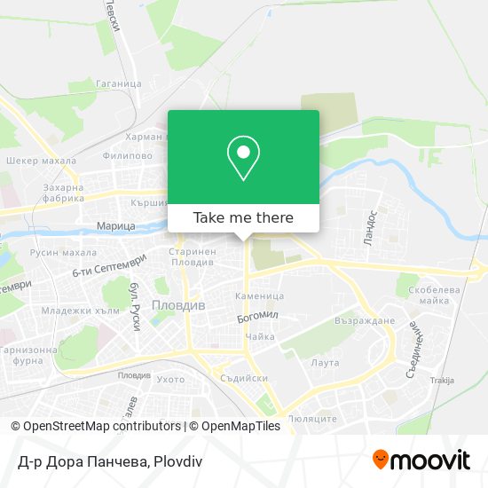Д-р Дора Панчева map