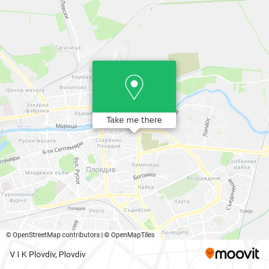 Карта V I K Plovdiv