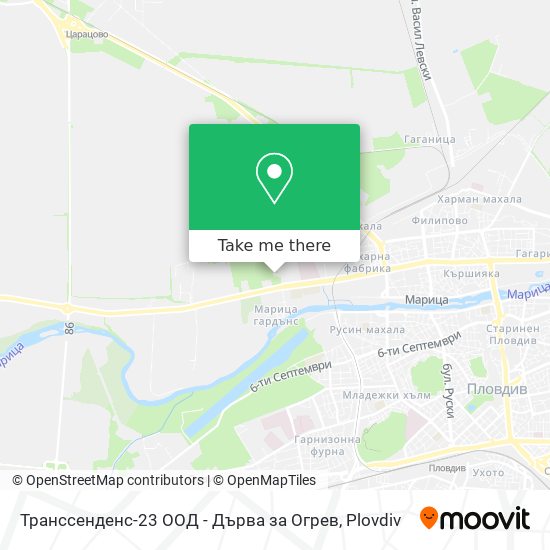 Транссенденс-23 ООД - Дърва за Огрев map