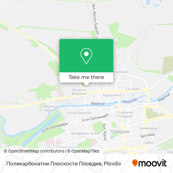 Поликарбонатни Плоскости Пловдив map