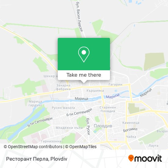Ресторант Перла map