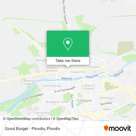 Good Burger - Plovdiv map