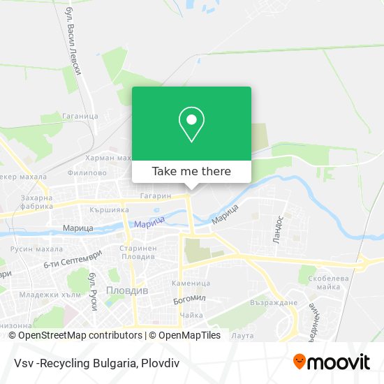Vsv -Recycling Bulgaria map