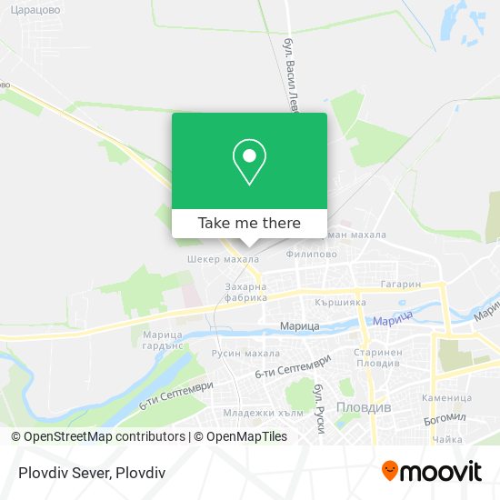 Plovdiv Sever map