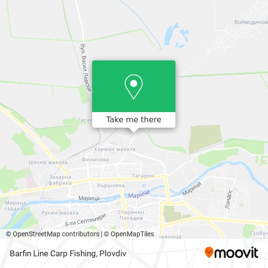 Barfin Line Carp Fishing map
