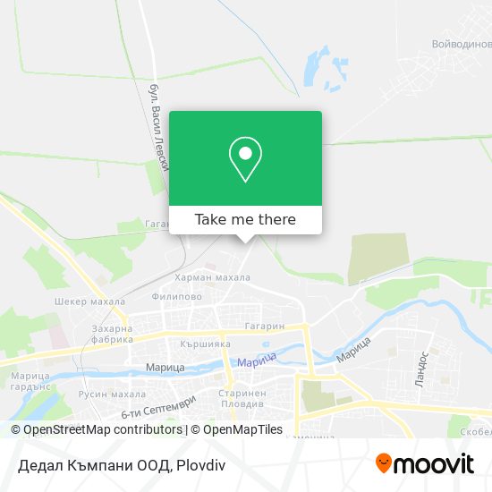 Дедал Къмпани ООД map