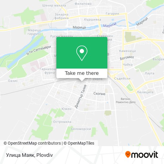 Улица Маяк map