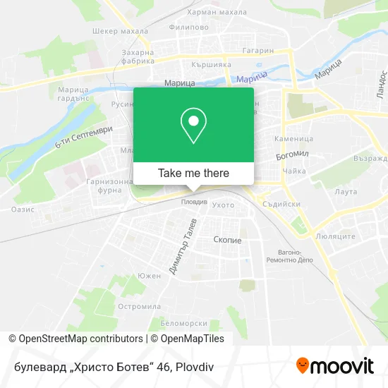 Карта булевард „Христо Ботев“ 46