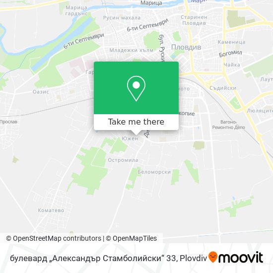 булевард „Александър Стамболийски“ 33 map