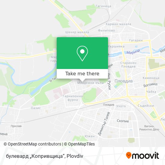 булевард „Копривщица“ map