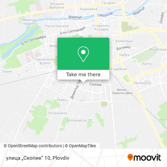 улица „Скопие“ 10 map