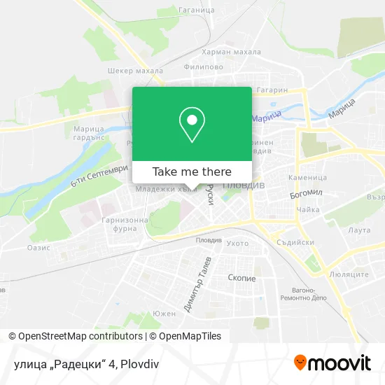 Карта улица „Радецки“ 4