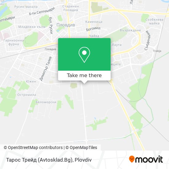 Тарос Трейд (Avtosklad.Bg) map