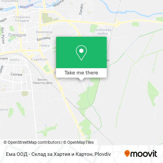 Ема ООД - Склад за Хартия и Картон map